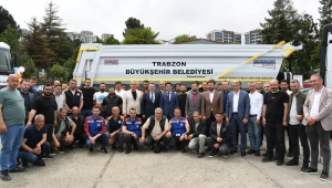 TRABZON BÜYÜKŞEHİR BELEDİYESİ 15 YENİ ARACI FİLOSUNA KATTI