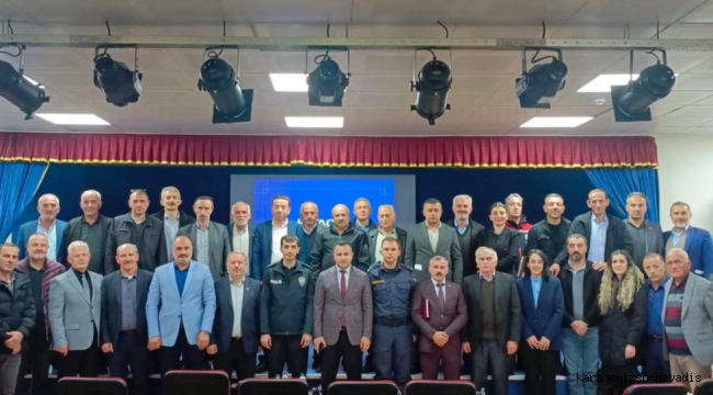 Vakfıkebir'de muhtarlara seminer verildi
