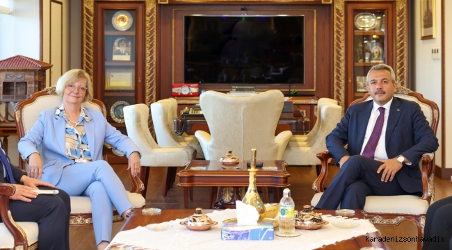 Almanya Federal Cumhuriyeti Ankara Büyükelçisi Sorg'dan,Vali Baydaş’a ziyaret