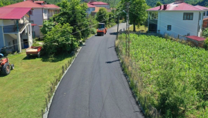 Altınordu Yaraşlı yolu sıcak asfalt konforuna kavuştu