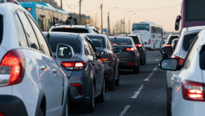 Bayram tatili trafiği başladı