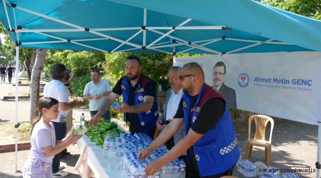 TRABZON BÜYÜKŞEHİR SINAV GÜNÜ ADAYLARI YALNIZ BIRAKMADI