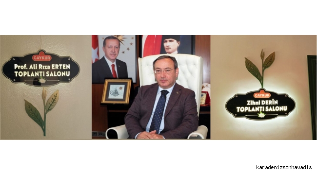 Çaykur Genel Müdürü Alim'den,Türk çayına emeği geçen iki önemli ismin yaşatılmasına saygı