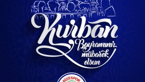 Çaykur Rizespor Kulübü Kurban Bayramı Mesajı