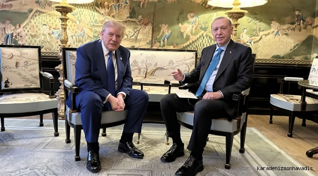 Cumhurbaşkanı Erdoğan, ABD Başkanı Trump ile görüştü