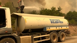 Kartepe Belediyesi’nden Taraklı Yangınına Müdahale Desteği