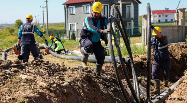 Kaynarca’nın 11 kilometrelik yeni içme suyu hattı kısa sürede tamamlandı
