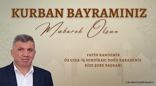 KURBAN BAYRAMIMIZ MÜBAREK OLSUN