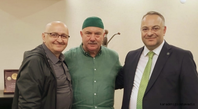 MEDYA MENSUPLARINDAN HAC İBADETİNDEN DÖNEN BAŞKAN KATMER'E ZİYARET