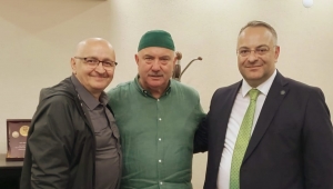 MEDYA MENSUPLARINDAN HAC İBADETİNDEN DÖNEN BAŞKAN KATMER'E ZİYARET