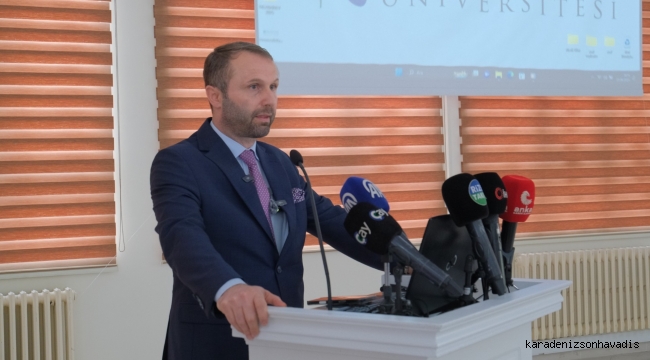 REKTÖR YILMAZ RİZE BASIN MENSUPLARIYLA BİR ARAYA GELDİ