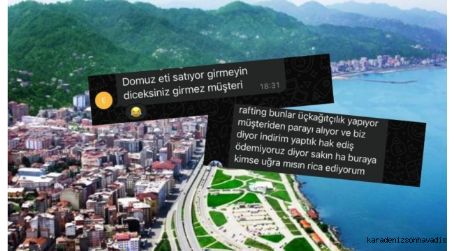 Rize’de Arap turistlere skandal yönlendirme