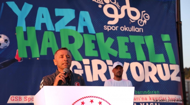 RİZE'DE YAZ SPOR OKULLARI ÇOŞKUYLA BAŞLADI