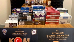RİZE EMNİYETİ KAÇAKÇILARA NEFES ALDIRMIYOR