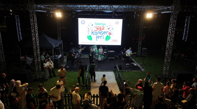 Sakarya’da yaz konseri rüzgârı başladı