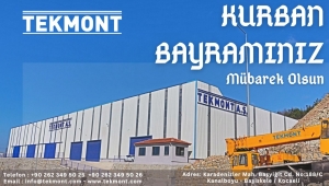 TEKMONT '' KURBAN BAYRAMINIZ MÜBAREK OLSUN ''