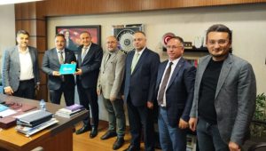 TİMBİR heyeti, Aydın Milletvekili Karakaş'ı ziyaret etti