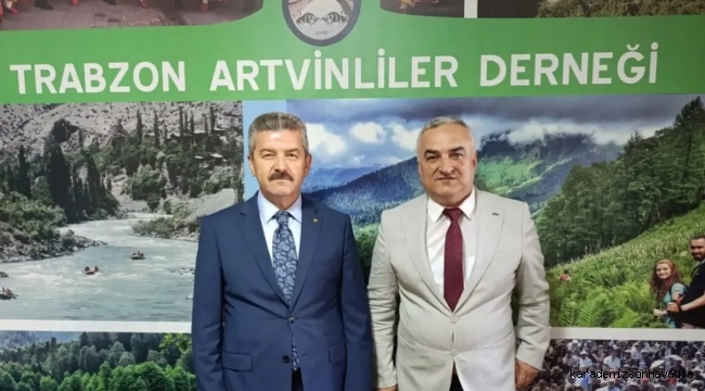Artvin Valisi Ergün'den Trabzon Artvinliler Derneği'ne ziyaret