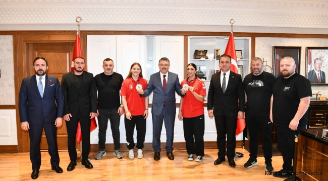 BAŞKAN GENÇ, AVRUPA ŞAMPİYONU SPORCULARI AĞIRLADI
