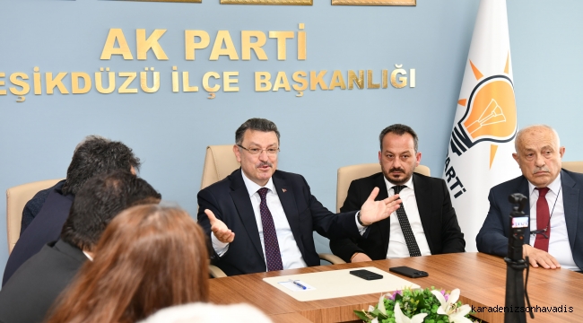 BAŞKAN GENÇ: “BEŞİKDÜZÜ’NE ARZULADIĞIMIZ HİZMETLERİ KAZANDIRACAĞIZ”