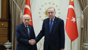 Cumhurbaşkanı Erdoğan, Bahçeli ile bir araya geldi