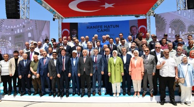 DOĞU KARADENİZ'İN EN BÜYÜK CAMİSİ HANİFE HATUN CAMİİ İBADETE AÇILDI