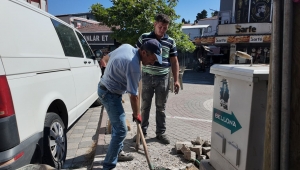 Geyve’de Sokak Tabelaları Yenileniyor