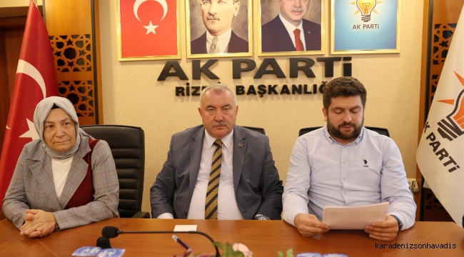 İL BAŞKANI KATMER GÜNDEME DAİR AÇIKLAMALARDA BULUNDU