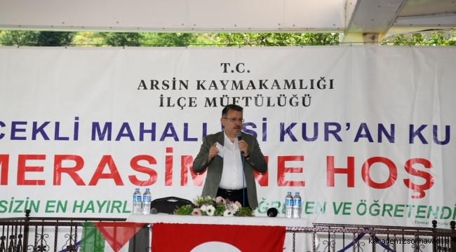 “KUR'AN'I ANLAMAK VE YAŞATMAK SON DERECE KUTSAL BİR GÖREVDİR