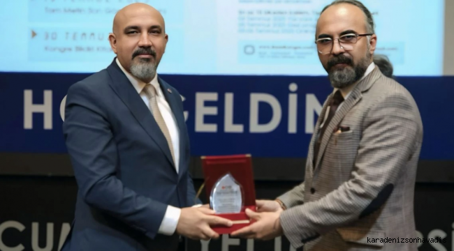 MÜSİAD Sivas’a Uluslararası Kongreden anlamlı plaket