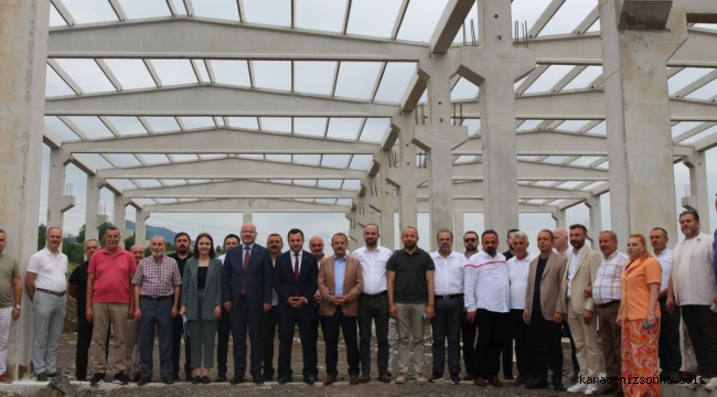 MÜSİAD Trabzon Şube Başkanı İskenderoğlu’ndan vakfıkebir organize sanayi bölgesine ziyaret