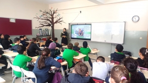 “Okulda Diyabet Programı” kapsamında diyabet ve sağlıklı beslenme eğitimleri verildi