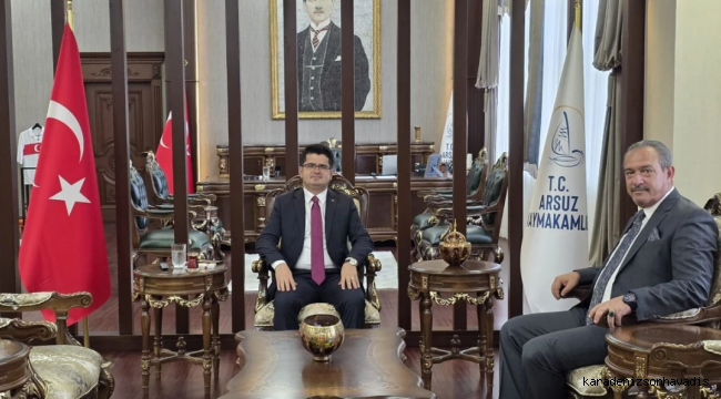 TİMBİR ve BHA'dan Arsuz Kaymakamı Fatih Eroğlu'na ziyaret