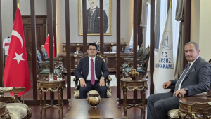 TİMBİR ve BHA'dan Arsuz Kaymakamı Fatih Eroğlu'na ziyaret
