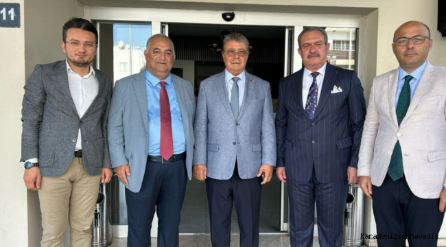 TİMBİR ve BHA Heyeti, KKTC Başbakanı Üstel ile görüştü