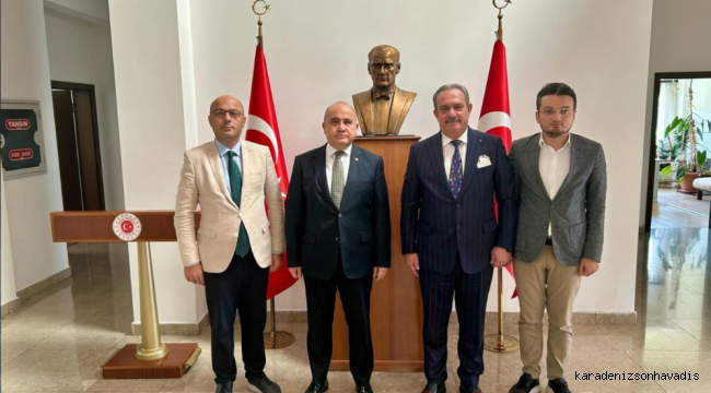 TİMBİR ve BHA heyetinden Lefkoşa Büyükelçisi Ali Murat Başçeri’ye ziyaret