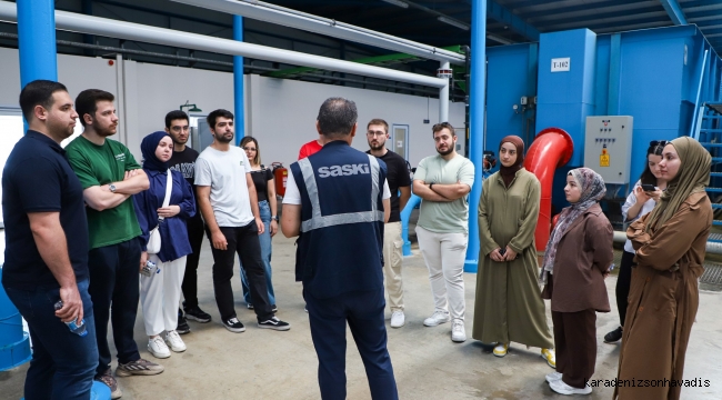 Tıp Fakültesi son sınıf öğrencileri suyun serüvenini yerinde inceledi
