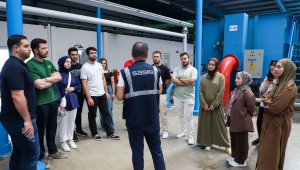 Tıp Fakültesi son sınıf öğrencileri suyun serüvenini yerinde inceledi