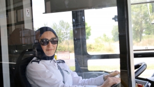 Toplu taşımaya kadın eli Zorlu eğitimden sonra kontağa basıp ‘Biz de varız’ dediler…