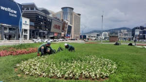 TRABZON BÜYÜKŞEHİR’DEN ŞEHRE ESTETİK DOKUNUŞ