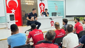 TRABZON İTFAİYESİNDEN ŞEMDİNLİ’YE EĞİTİM DESTEĞİ