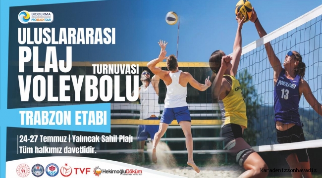 ULUSLARARASI BİODERMO PRO BEACH TOUR VOLEYBOL TURNUVASI BAŞLIYOR