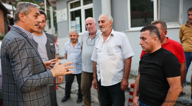 Yusuf Alemdar yangından etkilenen mahalleleri ziyaret etti