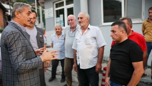 Yusuf Alemdar yangından etkilenen mahalleleri ziyaret etti