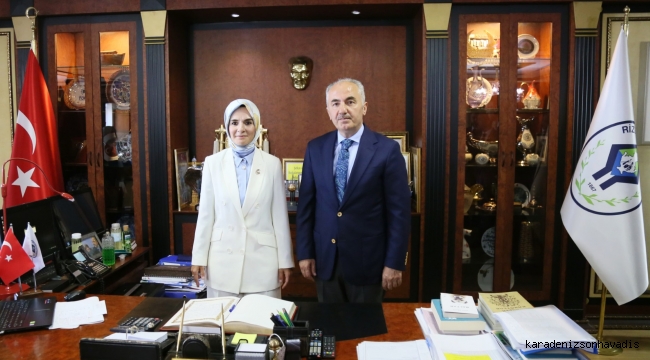 BAKAN GÖKTAŞ'TAN RİZE BELEDİYESİ'NE ZİYARET