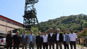 CHP GRUPBAŞKANVEKİLİ GÜNAYDIN, TTK ÜZÜLMEZ MÜESSESİNİ ZİYARET ETTİ