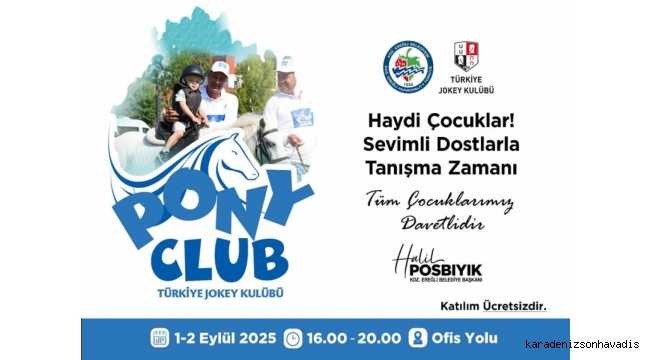 Çocuklar Pony Atlarla Buluşacak..