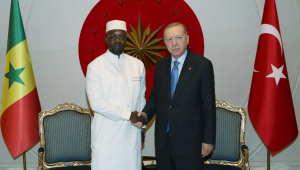Cumhurbaşkanı Erdoğan, Senegal Başbakanı Ousmane Sonko'yu kabul etti