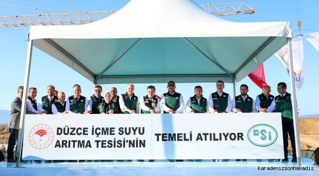 DÜZCE’DE 1,3 MİLYARLIK DEV TESİSİN TEMELİ ATILDI