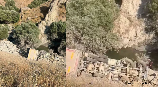 Hakkari Yüksekova’da kamyon uçuruma yuvarlandı: Sürücü hayatını kaybetti